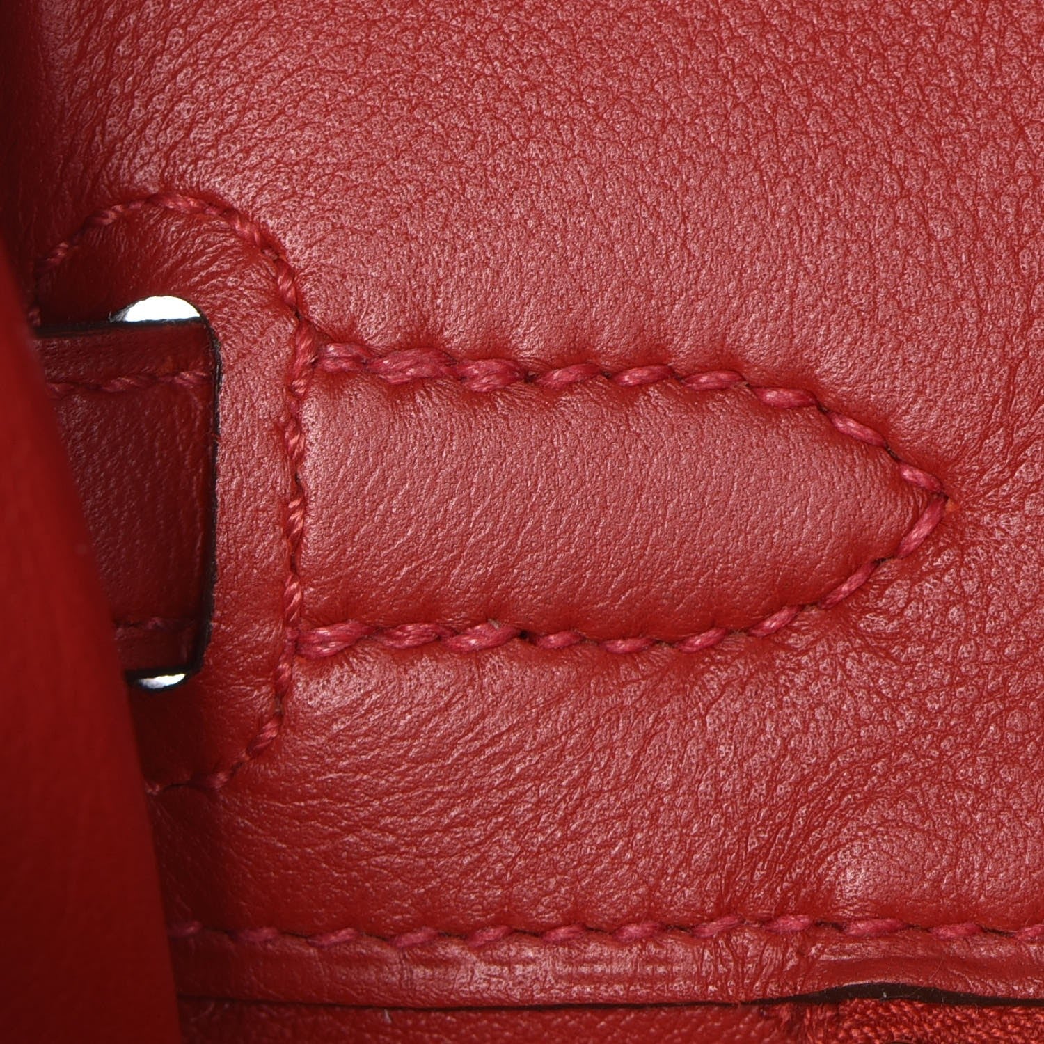 Hermes Swift Birkin 25 Vermillion 19 of 29