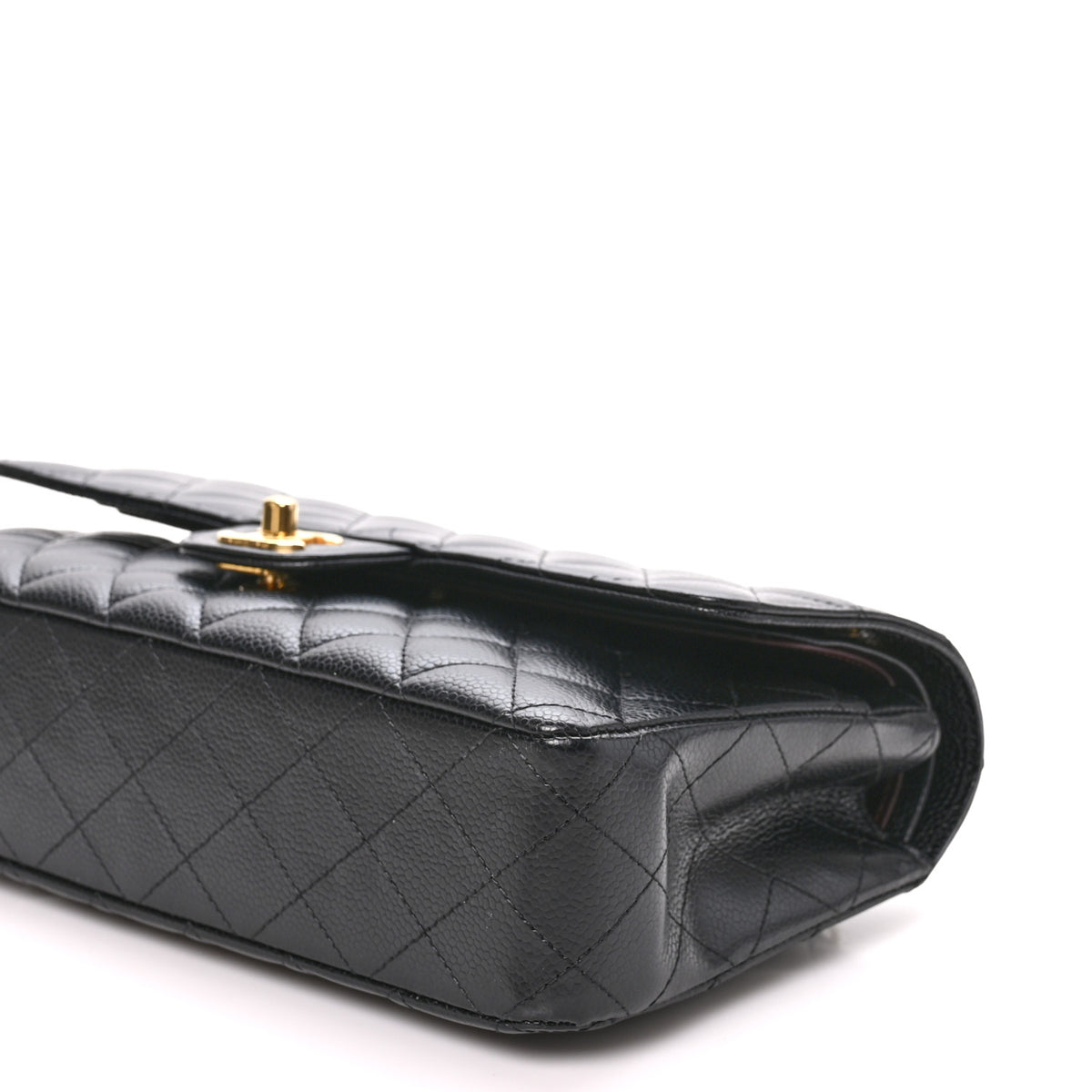 Chanel Caviar Quilted Medium Double Flap Black 10 of 10