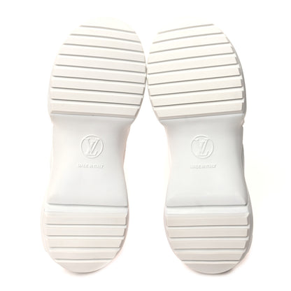 Louis Vuitton Calfskin Technical Nylon LV Archlight Sneaker 36 White Pink 5 of 9