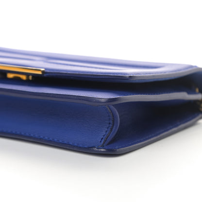 Fendi Vitello Flamingo Tube Wallet on Chain Blue Neon 10 of 12