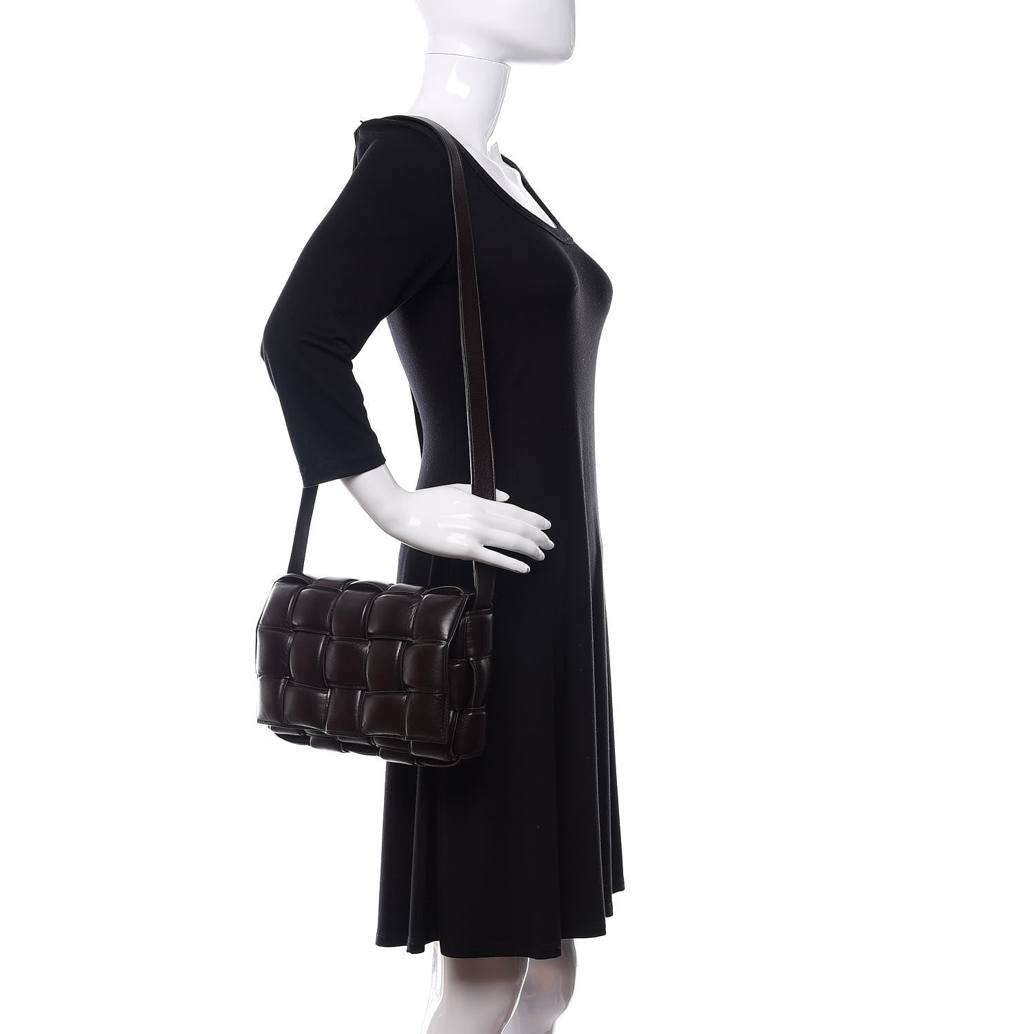 Bottega Veneta Paper Calfskin Maxi Intreccio Padded Cassette Crossbody Bag Fondant 2 of 9