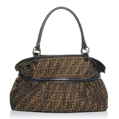 Fendi Zucca Large Chef Shopper Tote Tobacco 1 of 8