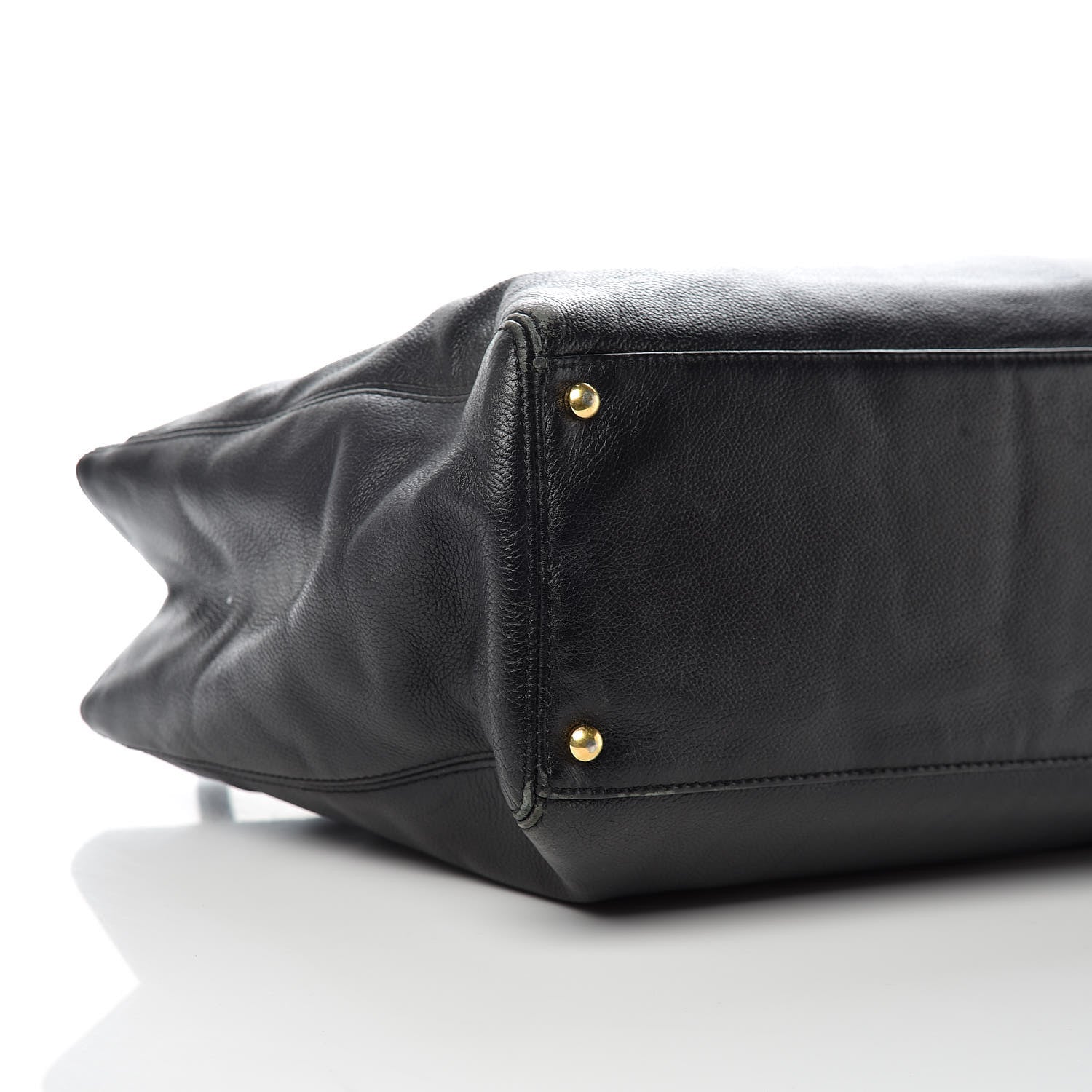 Chanel Calfskin Cerf Executive Shopper Tote Black 13 of 17