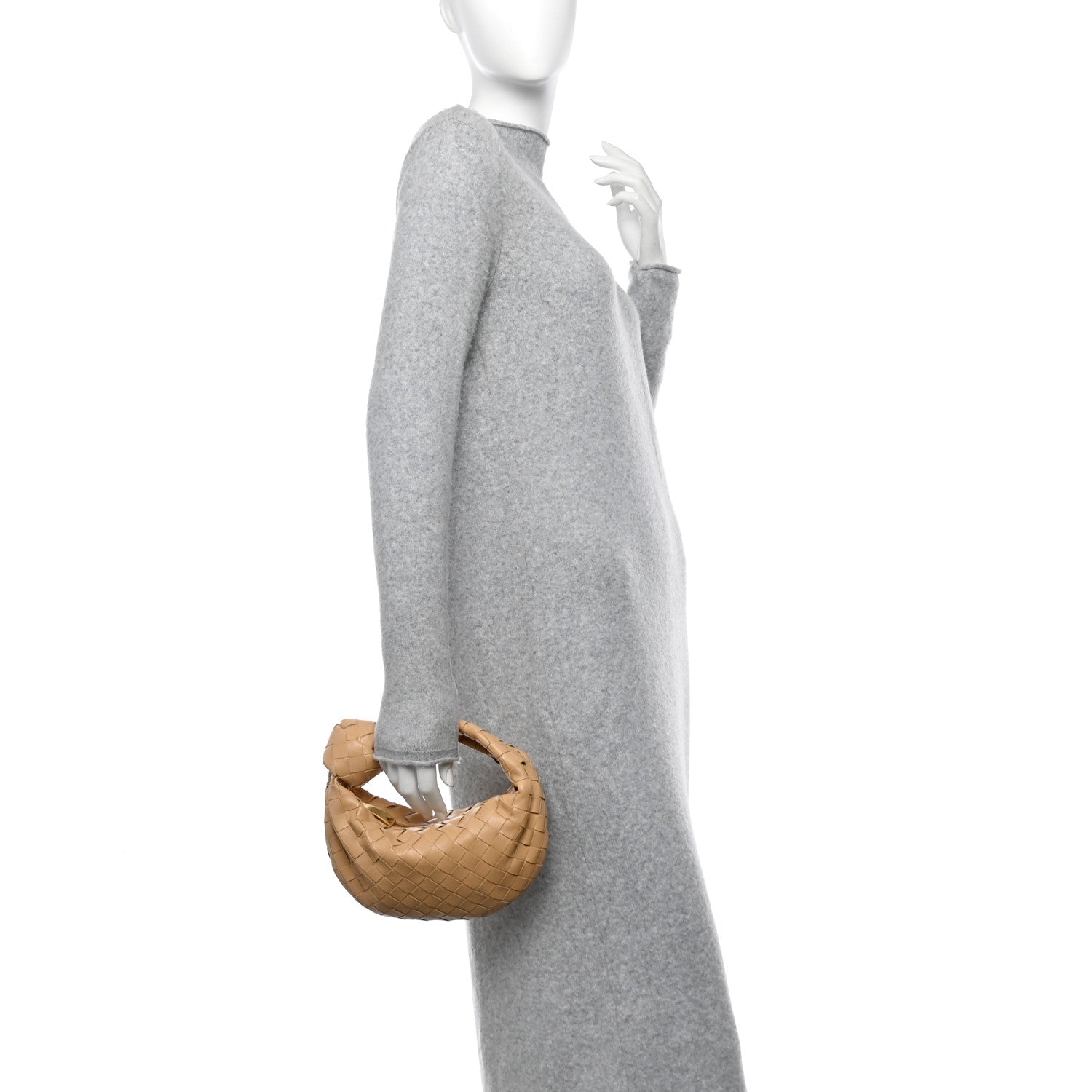 Bottega Veneta Nappa Intrecciato Mini Jodie Almond 3 of 9