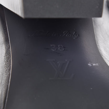 Louis Vuitton Calfskin Monogram Fireball Ankle Boots 38 Black 6 of 8