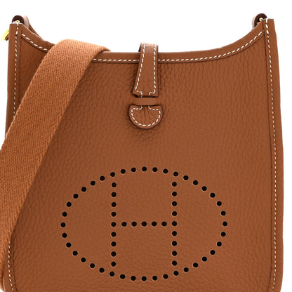 Hermes Taurillon Clemence Evelyne TPM Gold 8 of 11