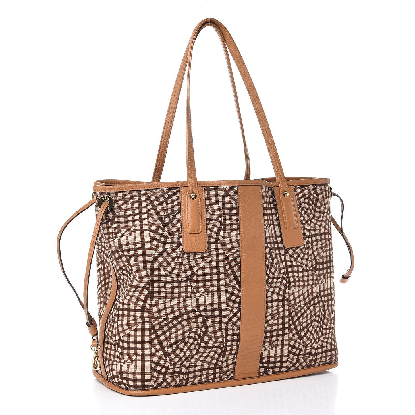 Visetos Medium Liz Reversible Shopper Tote Cognac