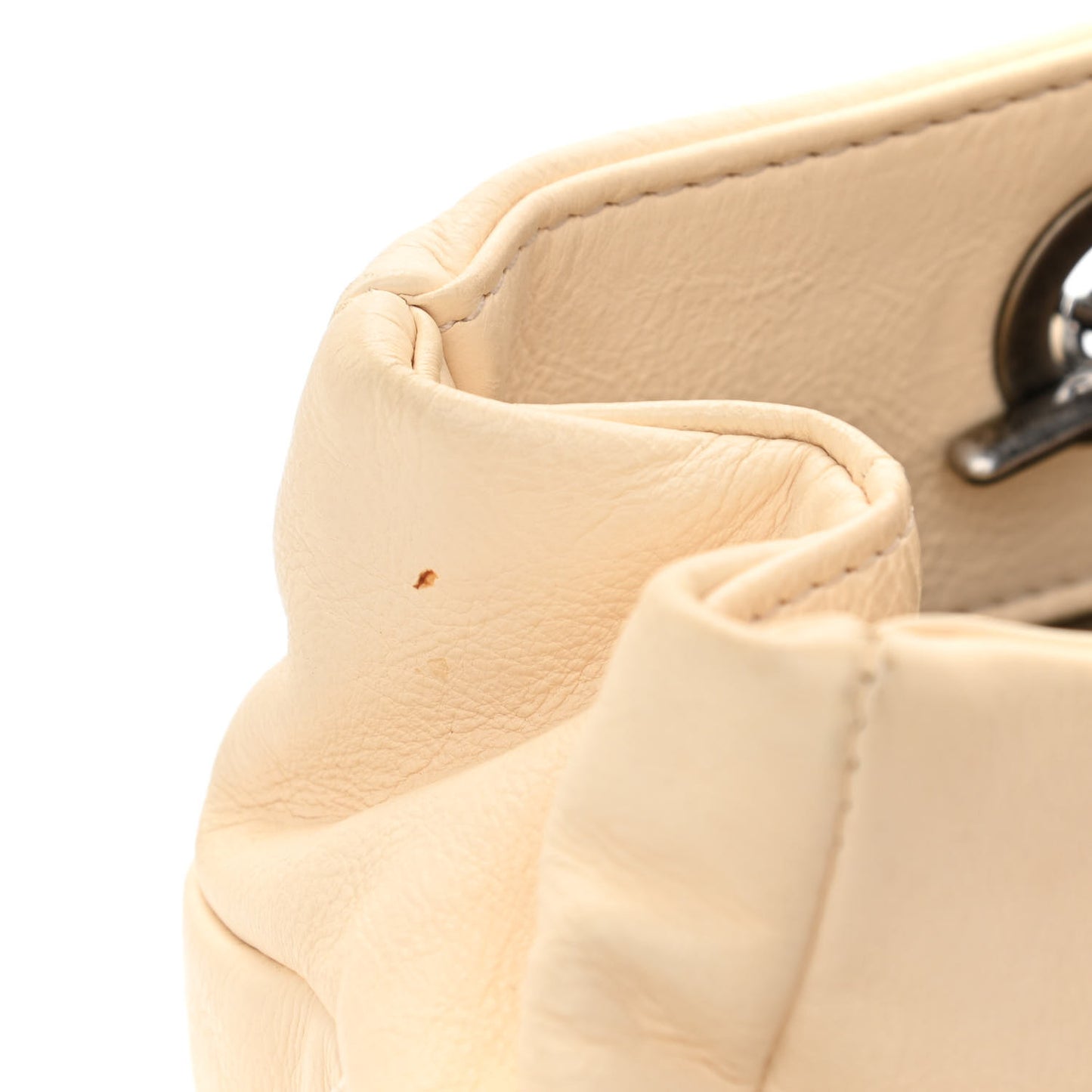 Calfskin Medium Stitch It Tote Beige