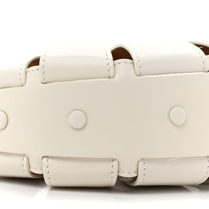 Bottega Veneta French Calfskin Small Shell White Frost 13 of 14