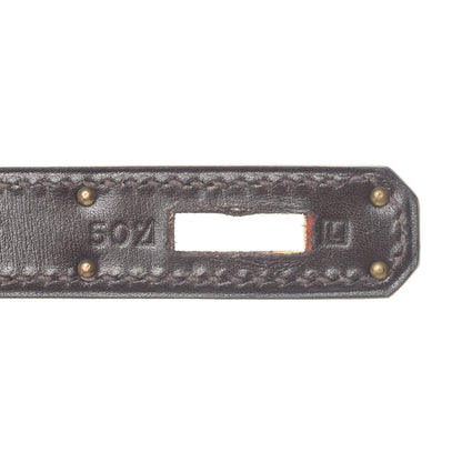 Hermes Box Kelly Retourne 32 Chocolate 8 of 12