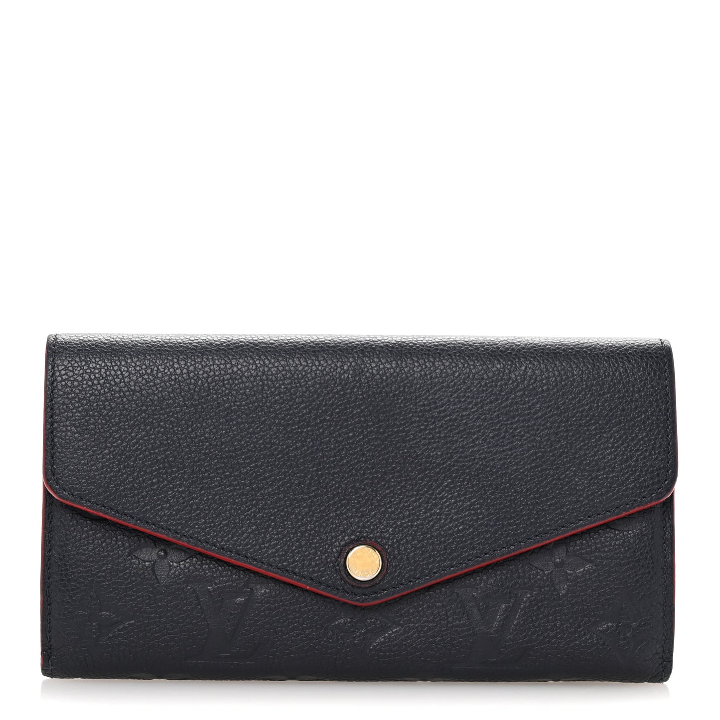 Empreinte Sarah Wallet NM Marine Rouge