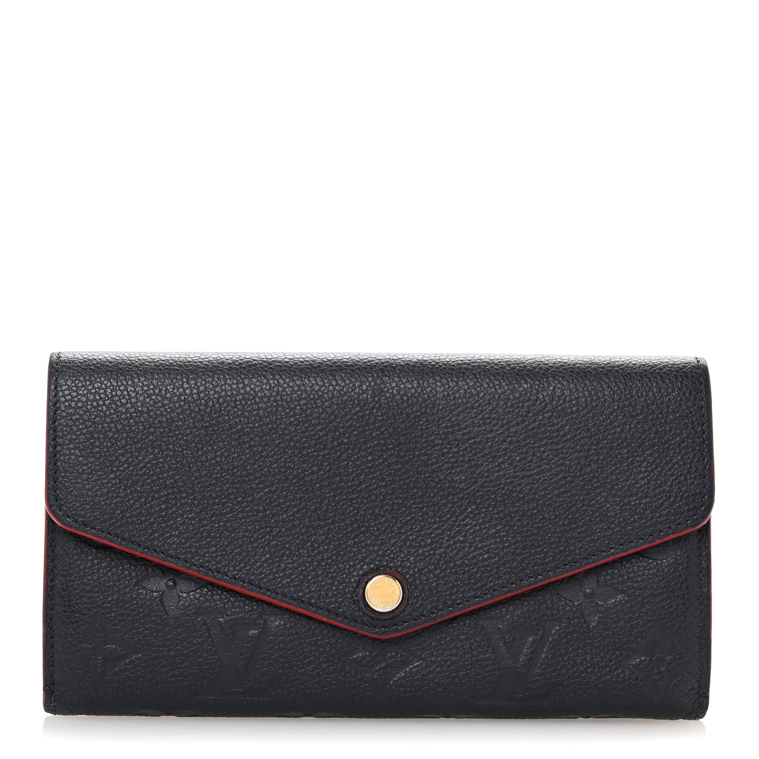 Louis Vuitton Empreinte Sarah Wallet NM Marine Rouge 1 of 10