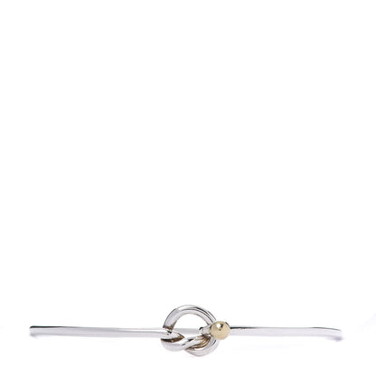 Tiffany Sterling Silver 18K Yellow Gold Knot Bracelet 1 of 5