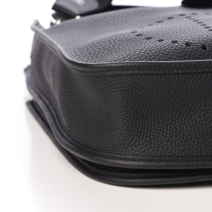 Hermes Taurillon Clemence Evelyne III PM Black 9 of 11