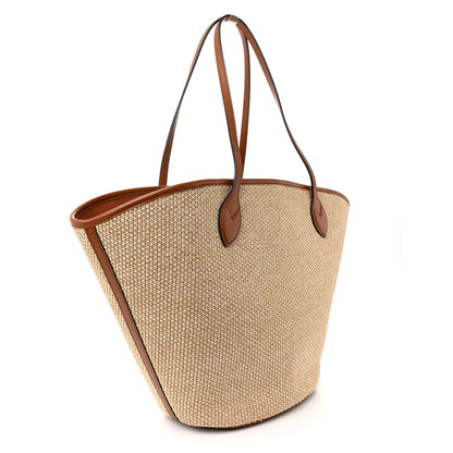 Louis Vuitton Raffia Saint Jacques Tote Caramel 4 of 13