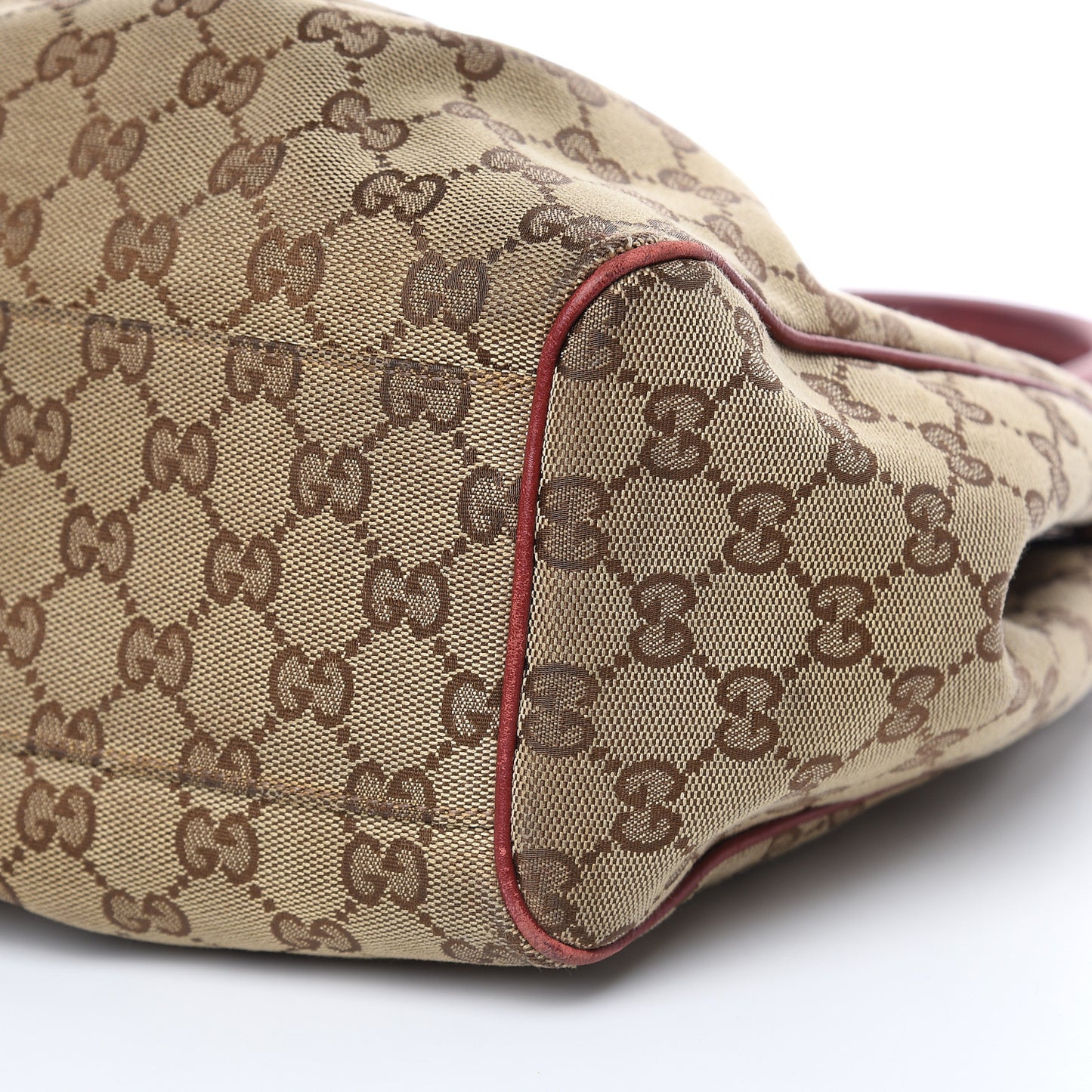 Monogram Medium Sukey Tote Dark Red