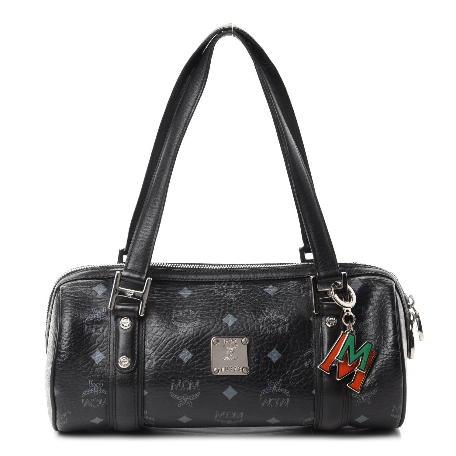 MCM Visetos Essential Barrel Bag Black 1 of 12
