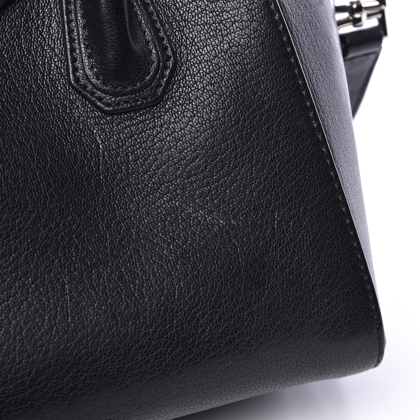 Sugar Goatskin Mini Antigona Black