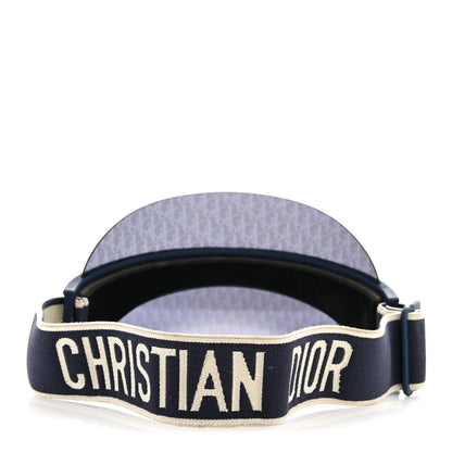 Christian Dior Oblique DiorClub V1U Sun Visor Blue 6 of 7