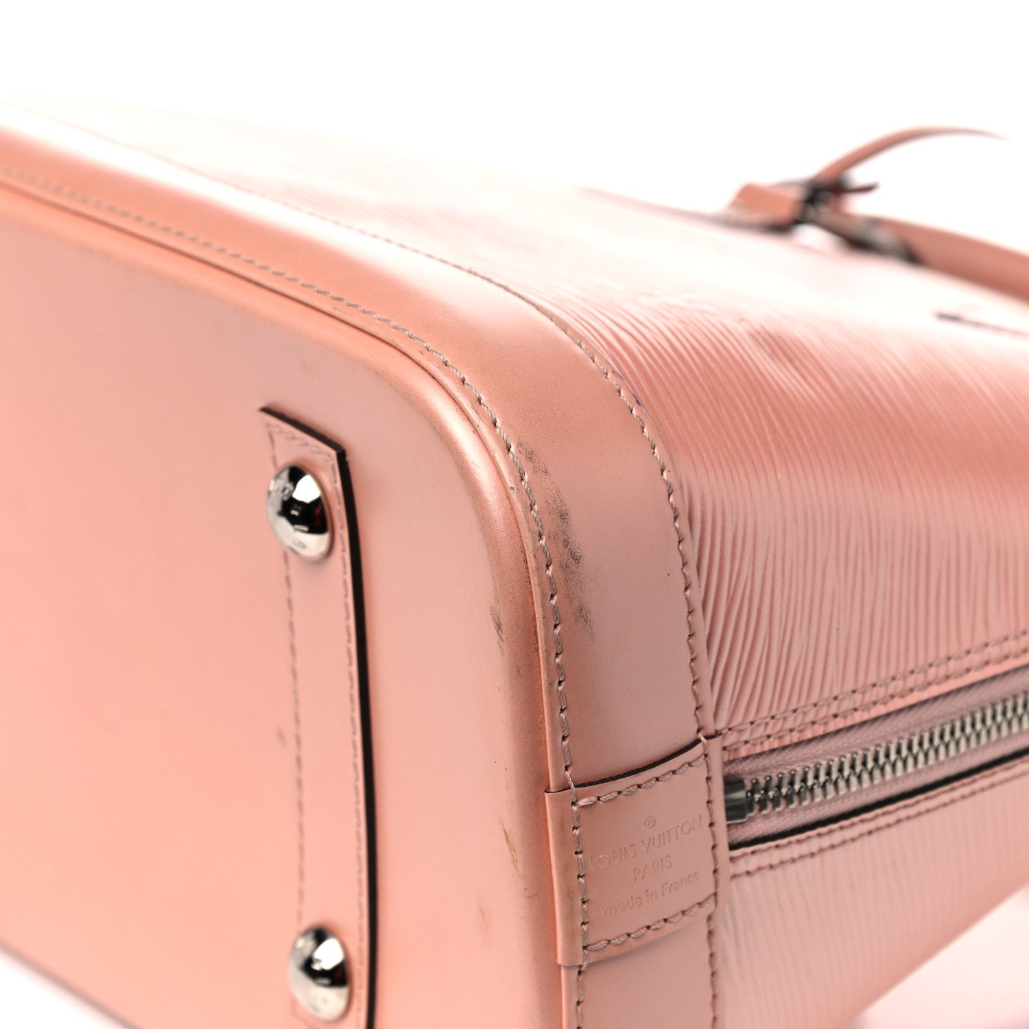 Louis Vuitton Epi Alma PM Rose Nacre 8 of 19