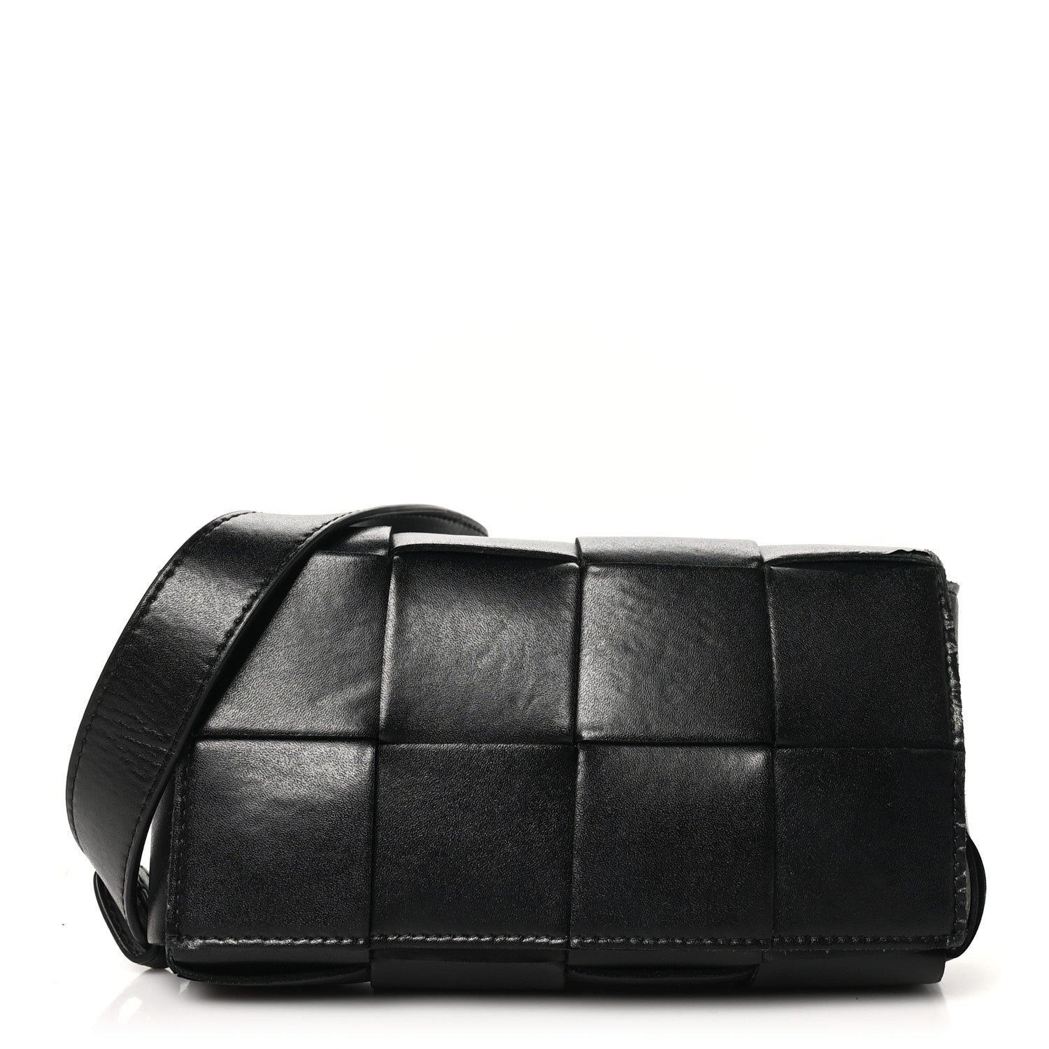 Bottega Veneta Nappa Maxi Intreccio The Belt Cassette Bag Black 1 of 10