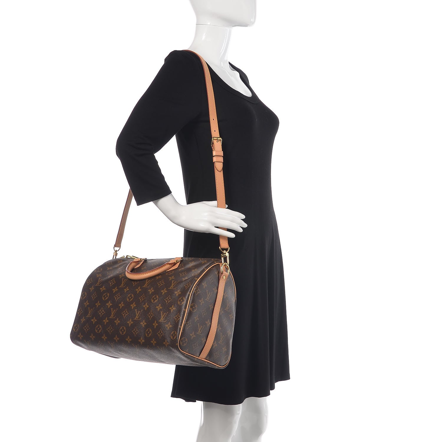 Louis Vuitton Monogram Speedy Bandouliere 35 2 of 9