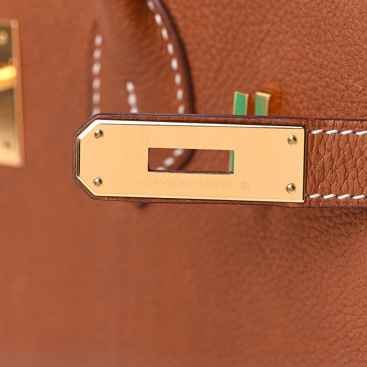 Natural Barenia Faubourg Birkin 30 Fauve