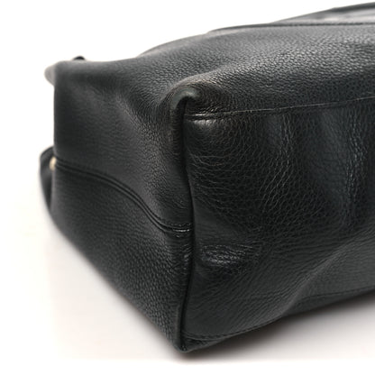 Gucci Pebbled Calfskin Medium Soho Chain Shoulder Bag Black 9 of 12