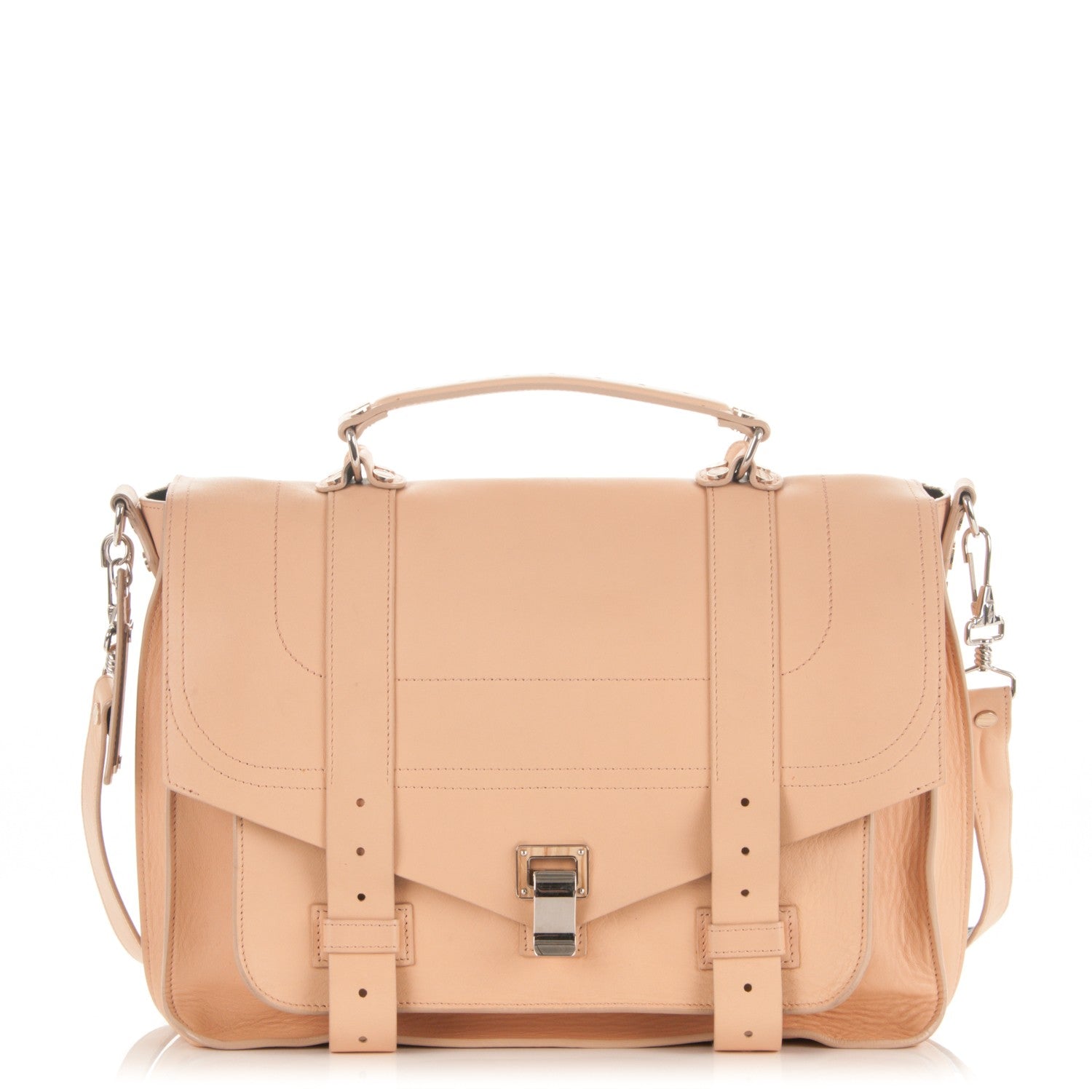 Proenza Schouler Lambskin Large PS1 Satchel Sorbet 1 of 8