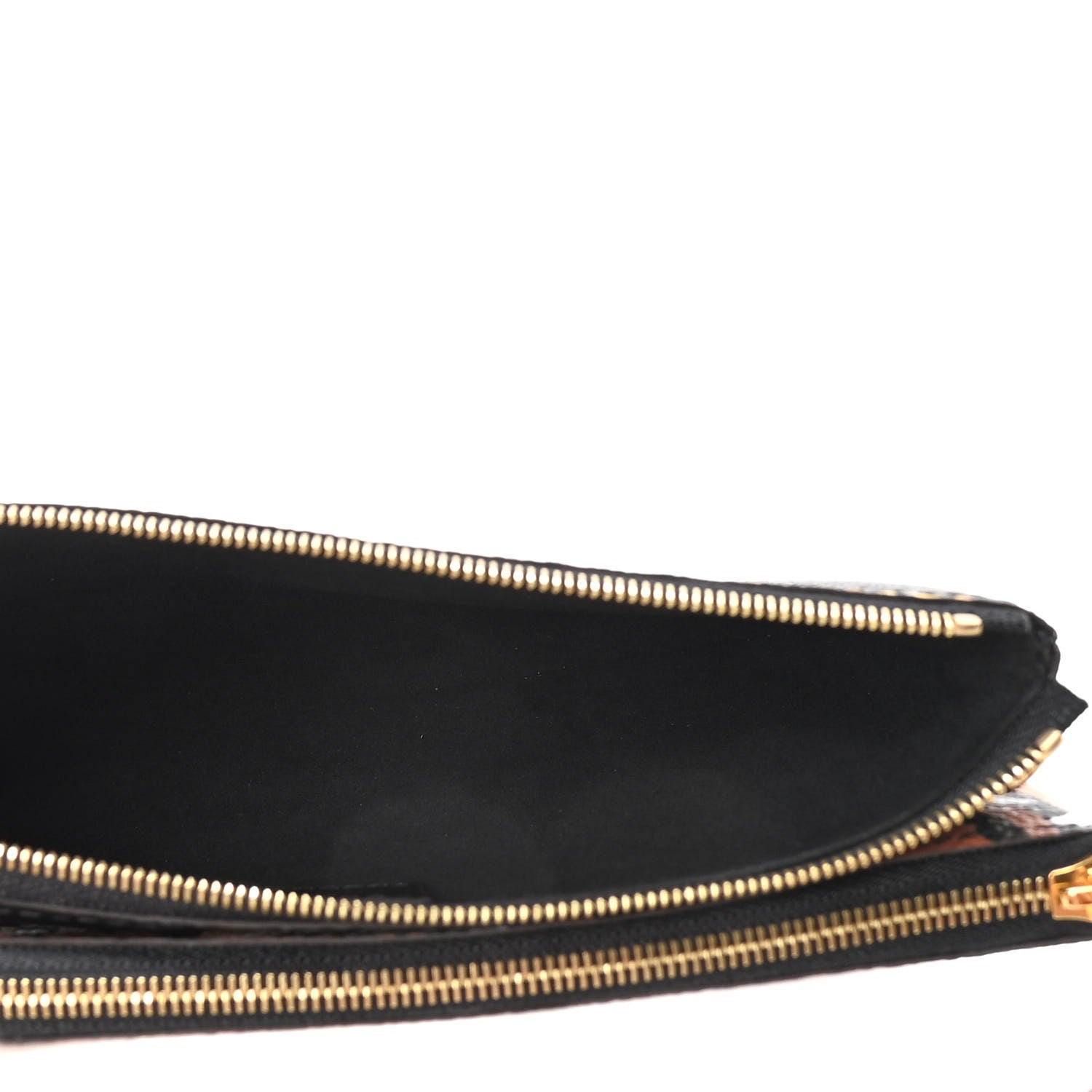 Louis Vuitton Monogram Giant Jungle Pochette Double Zip Black 3 of 4