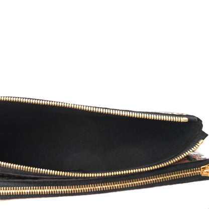 Louis Vuitton Monogram Giant Jungle Pochette Double Zip Black 3 of 4
