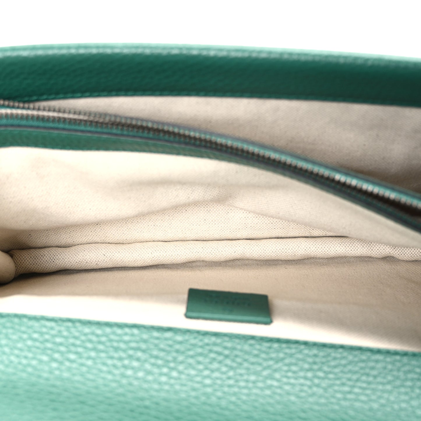 Pebbled Calfskin Small Dionysus Shoulder Bag Emerald