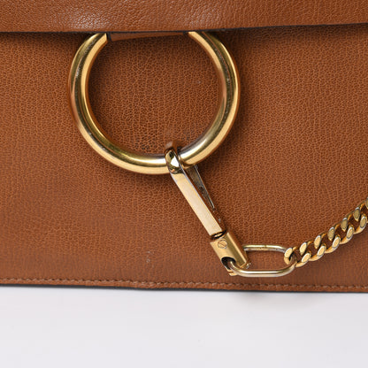 Chloe Goatskin Medium Faye Shoulder Bag Caramel 11 of 15