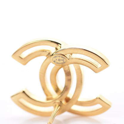 Chanel Metal Obazine CC Earrings Gold 4 of 4