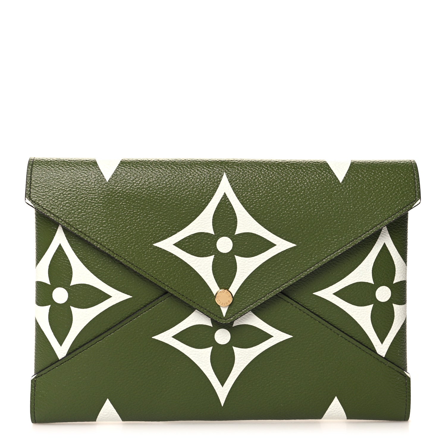 Louis Vuitton Monogram Giant Large Kirigami Pochette Kaki 1 of 8