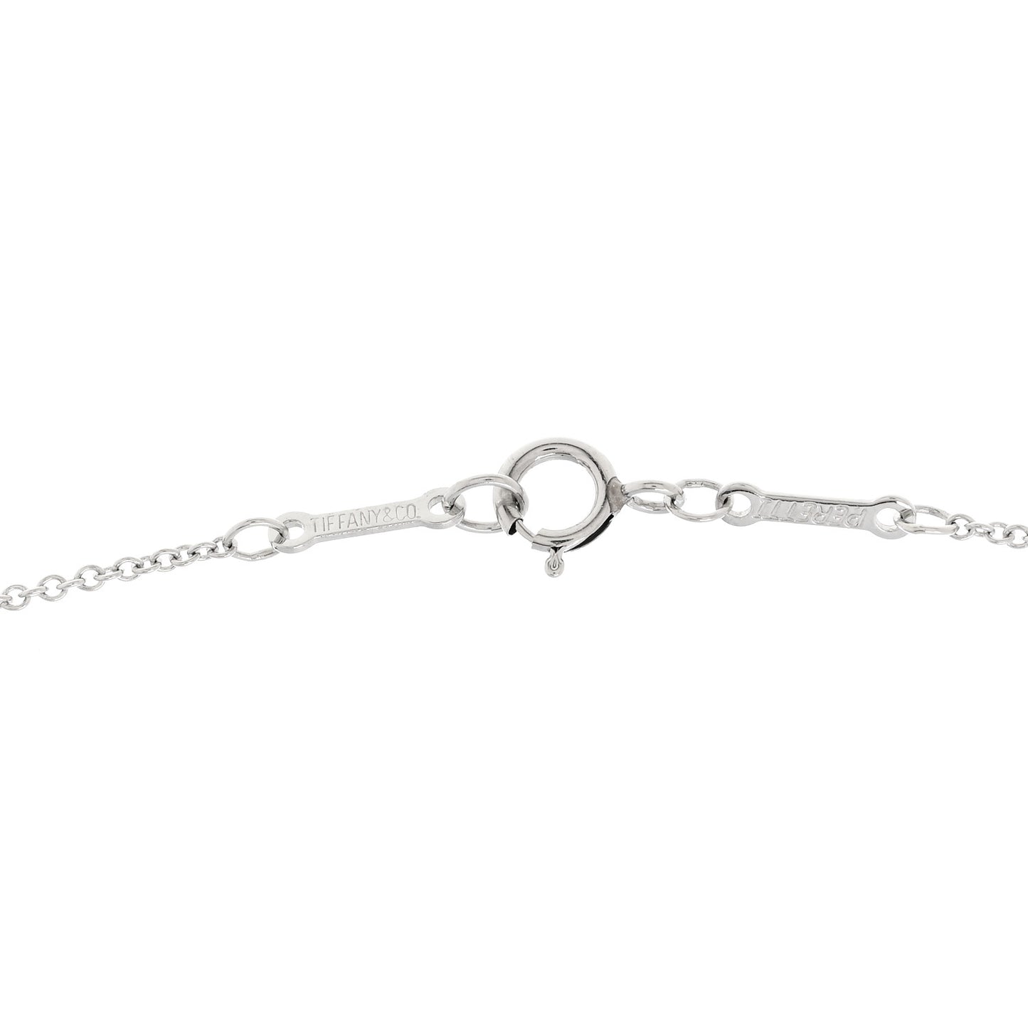Platinum Diamond .24ct Elsa Peretti Diamonds by the Yard Pendant Necklace