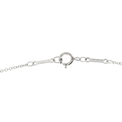 Tiffany Platinum Diamond .24ct Elsa Peretti Diamonds by the Yard Pendant Necklace 5 of 5