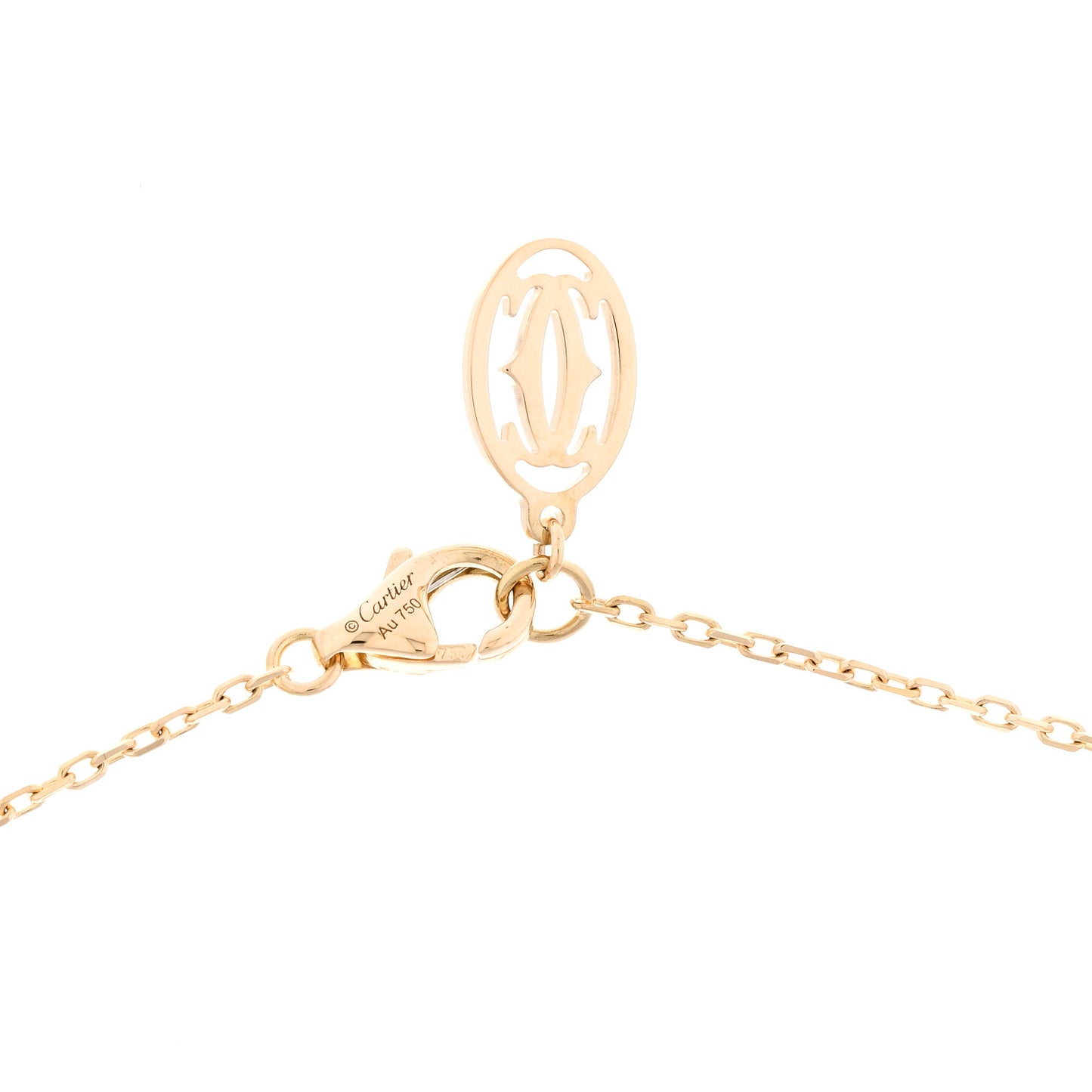 18K Yellow Gold Diamond SM D'Amour Pendant Necklace