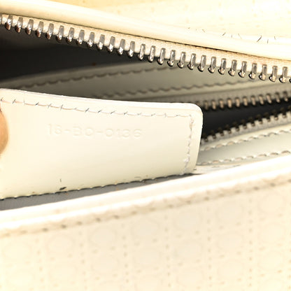 Christian Dior Patent Micro-Cannage Medium Lady Dior White 7 of 18