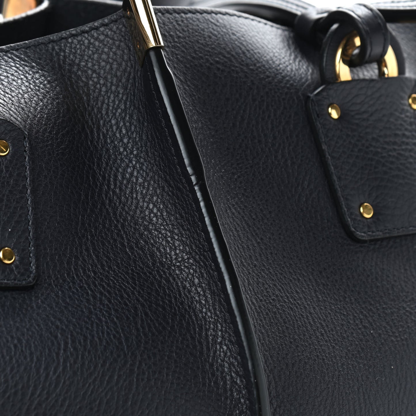 Smooth Calfskin Medium Vick Tote Full Blue