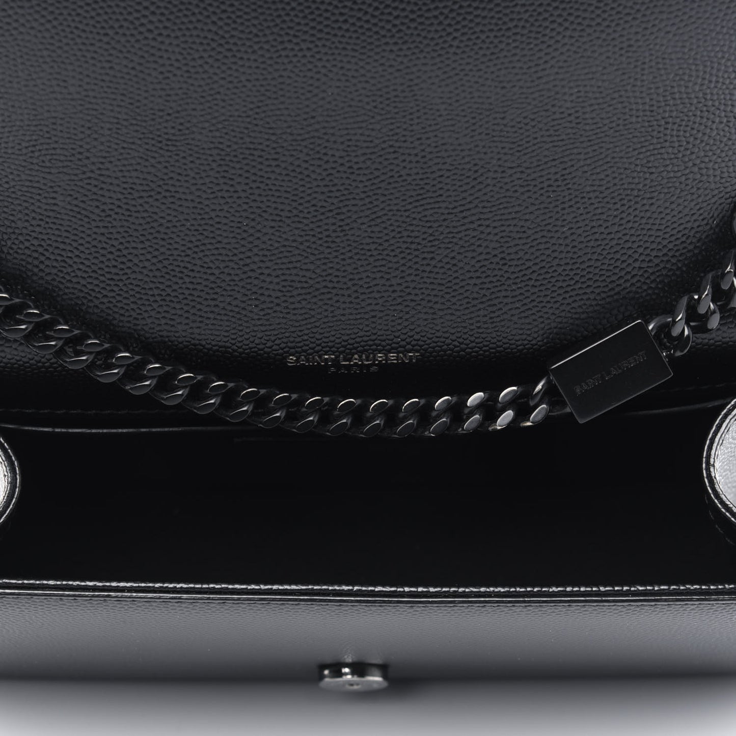 Grain De Poudre Small Monogram Kate Satchel Black