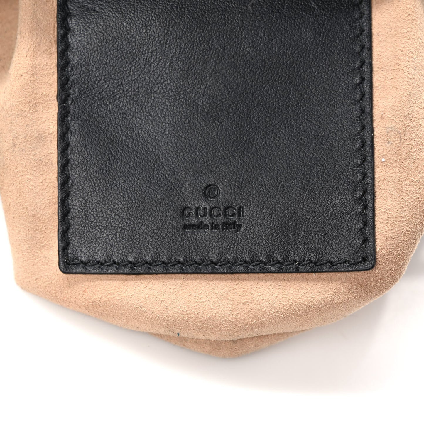 Calfskin Matelasse Mini GG Marmont 2.0 Bucket Bag Black