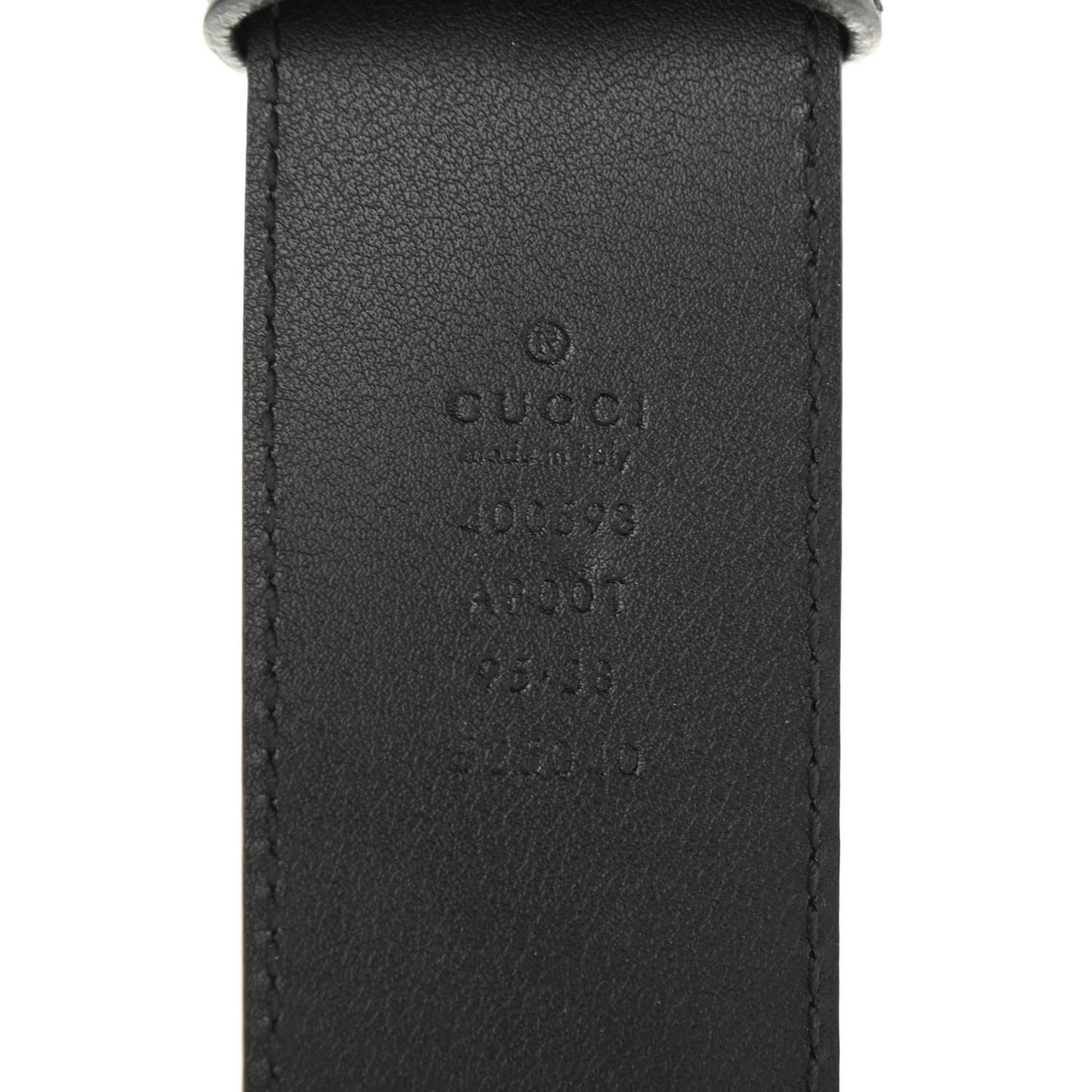 Calfskin Double G 40mm Belt 95 38 Black