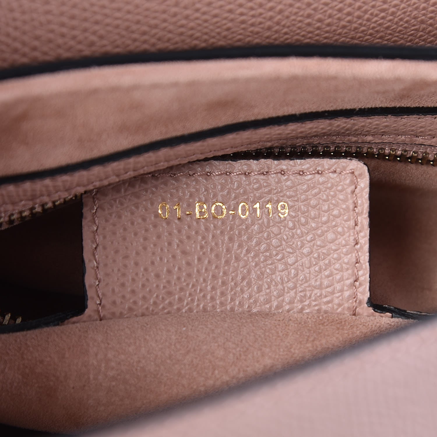 Christian Dior Grained Calfskin Saddle Bag Pink 7 of 10