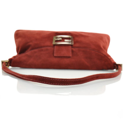 Fendi Suede Baguette Red 5 of 10