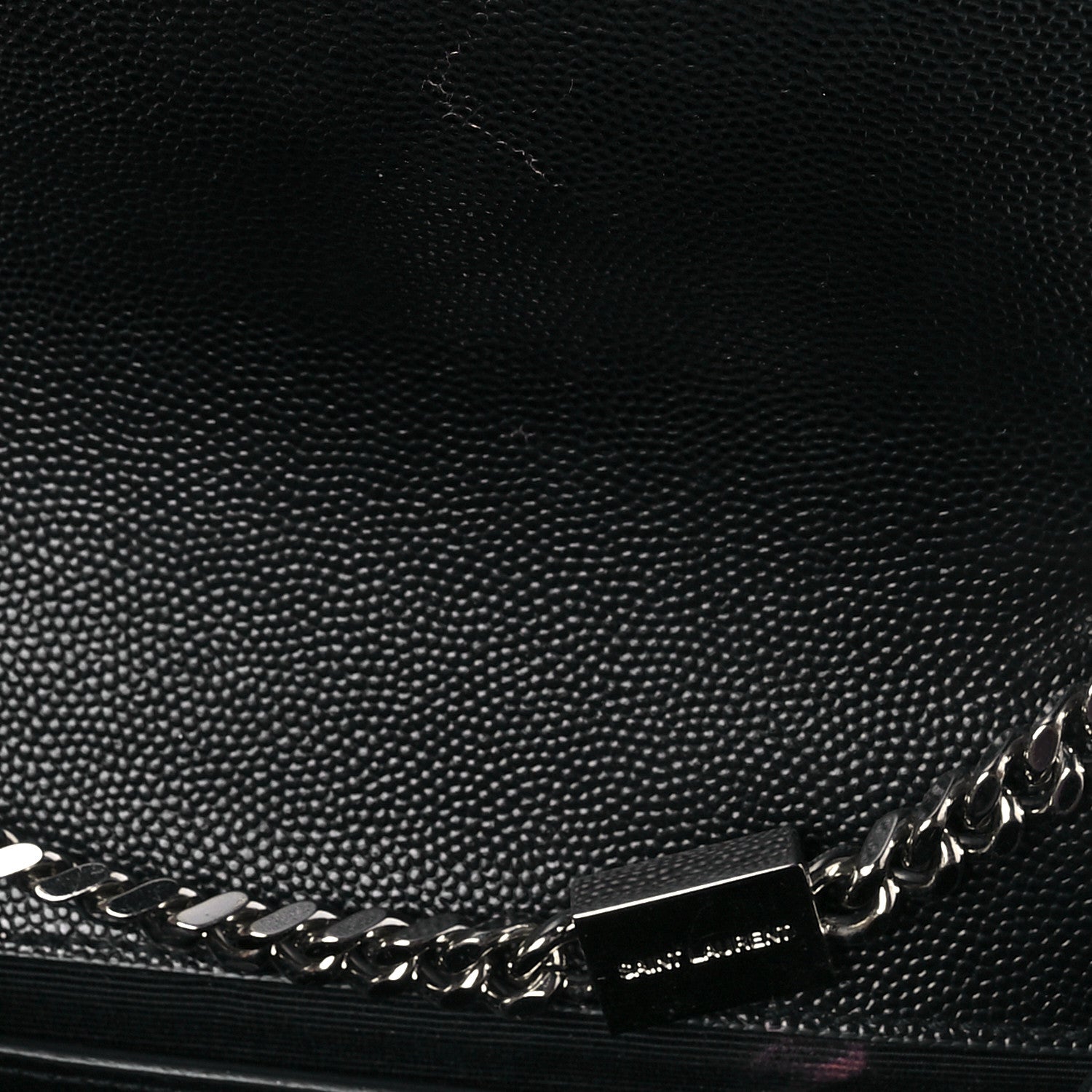 Saint Laurent Grain De Poudre Small Monogram Kate Satchel Black 8 of 10