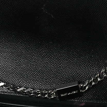 Saint Laurent Grain De Poudre Small Monogram Kate Satchel Black 8 of 10
