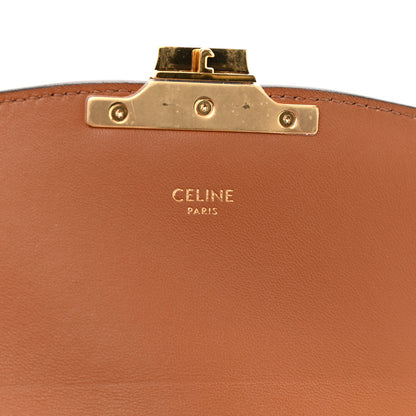 Celine Calfskin Triomphe Canvas Teen Triomphe Bag White 6 of 10