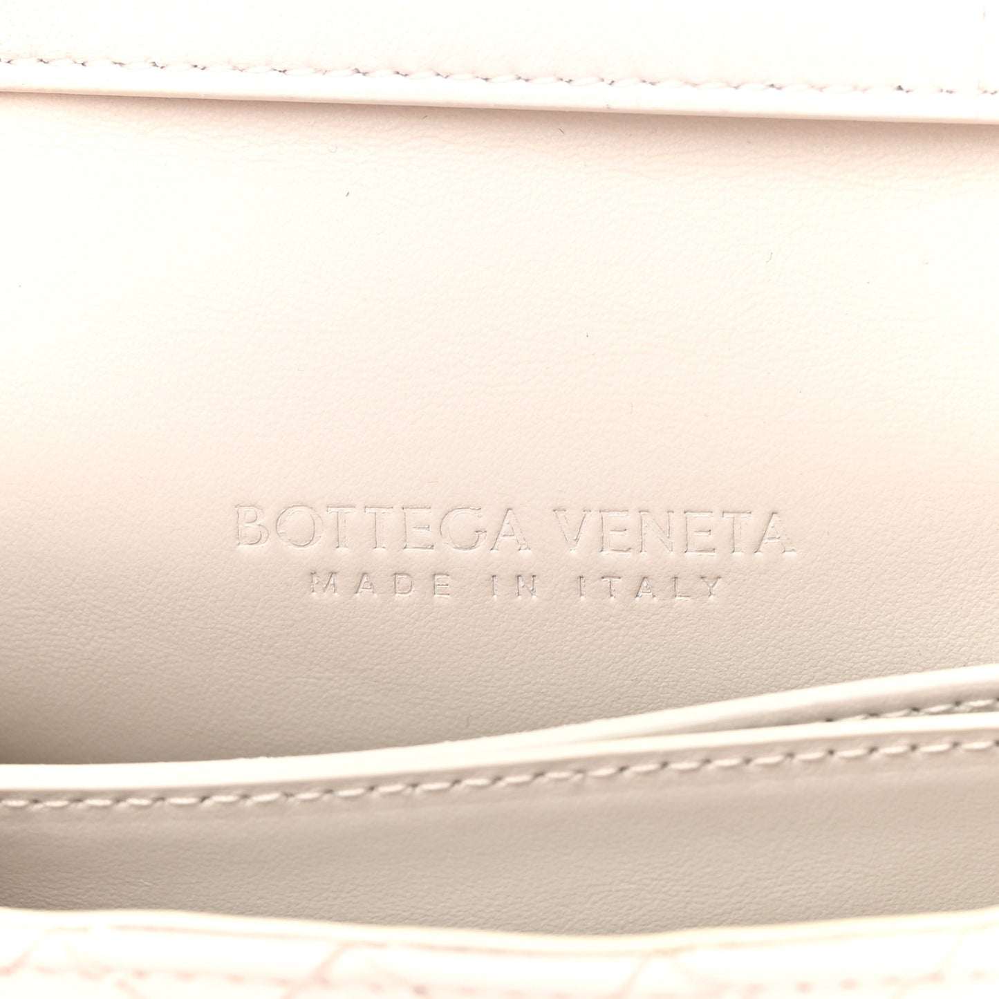 Nappa Intrecciato Mini Crossbody White