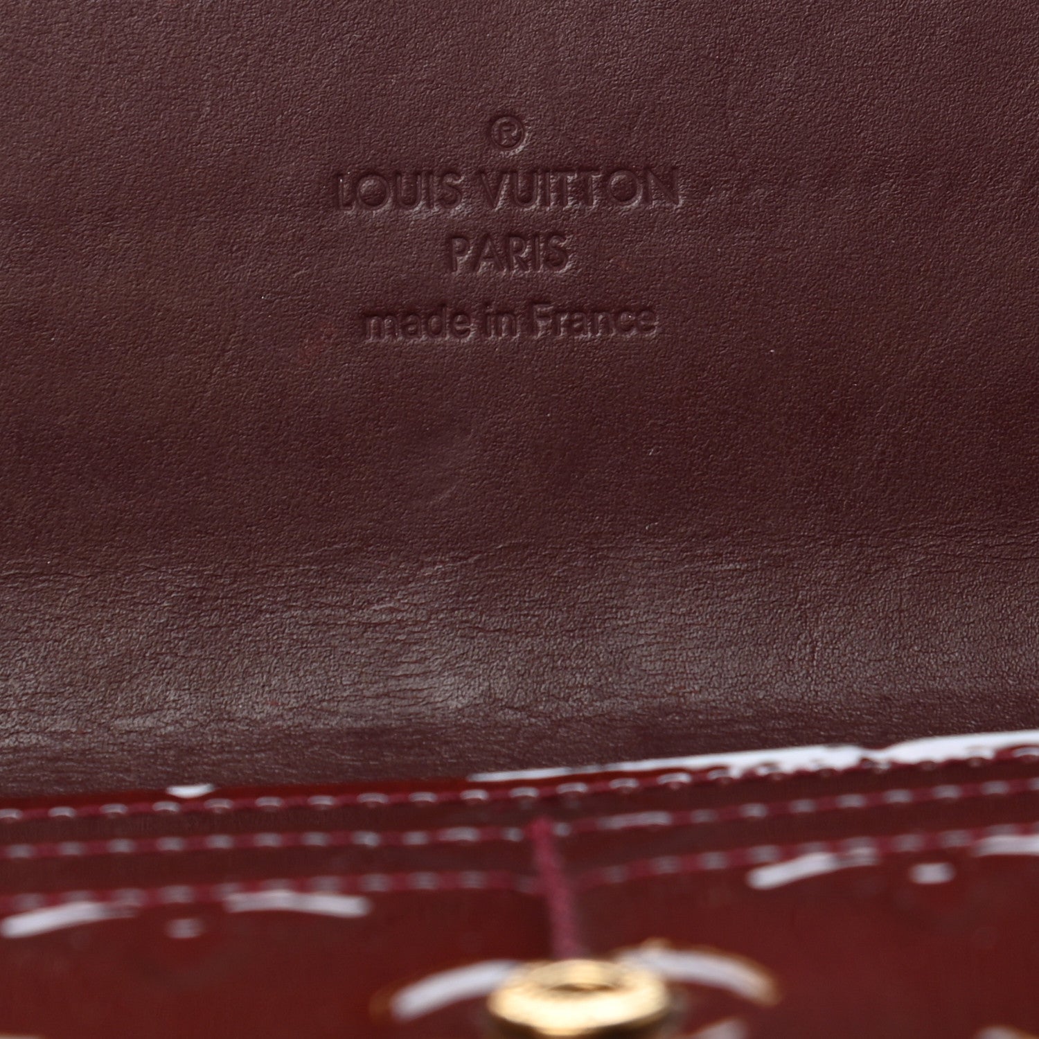 Louis Vuitton Vernis Rossmore Wallet Rouge Fauviste 6 of 10
